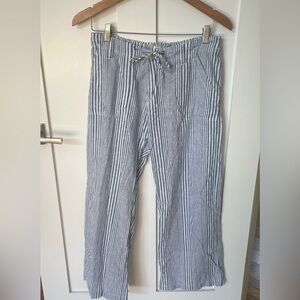 Just Living Linen Blend Pants. Size Medium